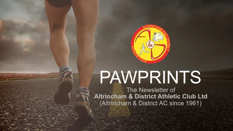Altrincham and District Athletics Club -Pawprints newsletter thumbnail